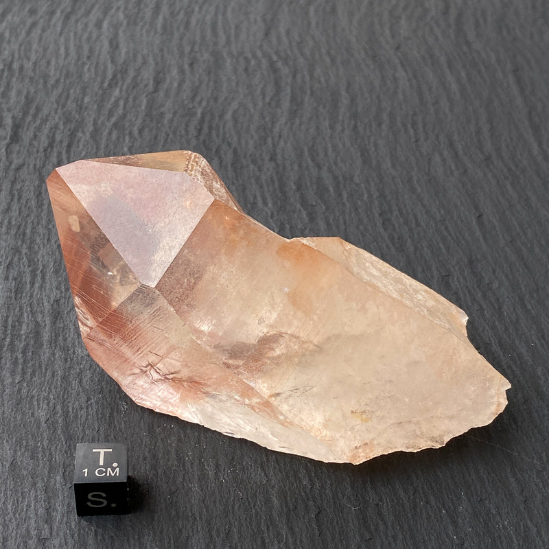 Scarlet Temple Pink Lemurian Quartz Crystal - 84